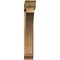 Ekena Millwork Thorton Traditional Rough Sawn Bracket w/ Offset Brace, Western Red Cedar, 8"W x 48"D x 48"H BKT0806X48X48THR01RWR - alternate 3